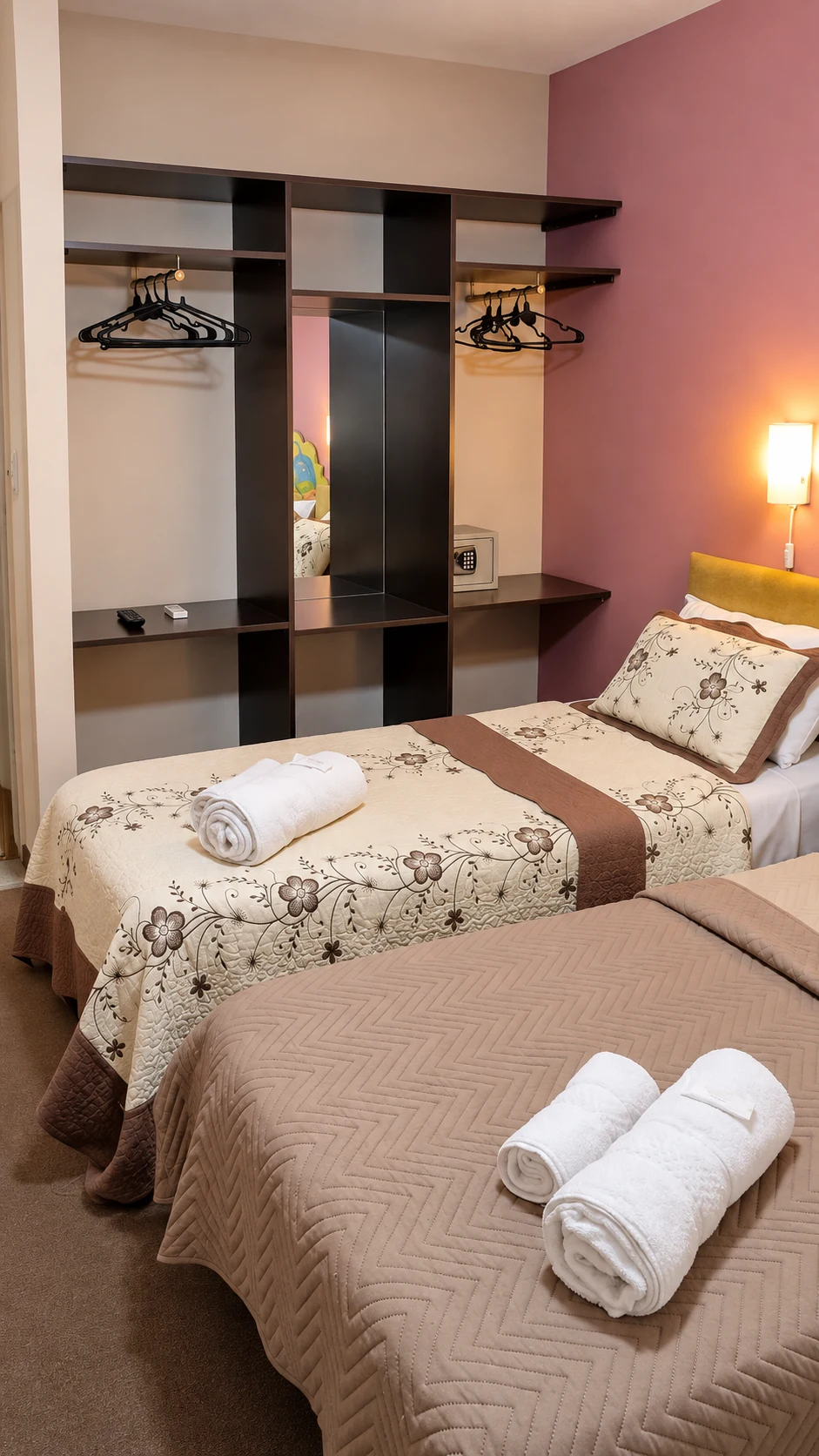 Camas de una habitación familiar